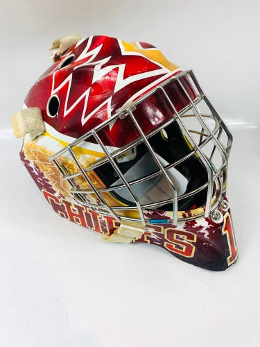 Senior CCM Axis Pro Goalie Mask BCHL Chiefs