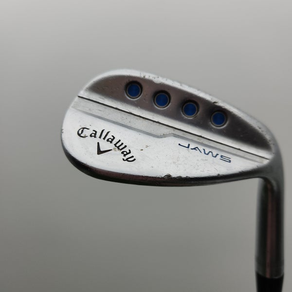 2019 CALLAWAY JAWS MD5 PLATINUM CHROME WEDGE 58*/10S STIFF DYNGOLD 35" GOOD