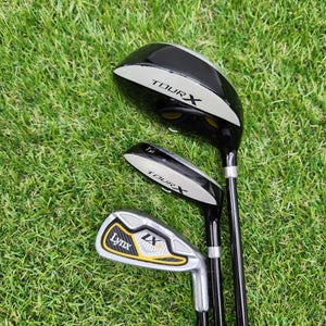 JUNIOR TOUR X/LYNX GOLF SET DRIVER,HYBRID, 8 IRON (KIDS 41" TALL) +HC FAIR