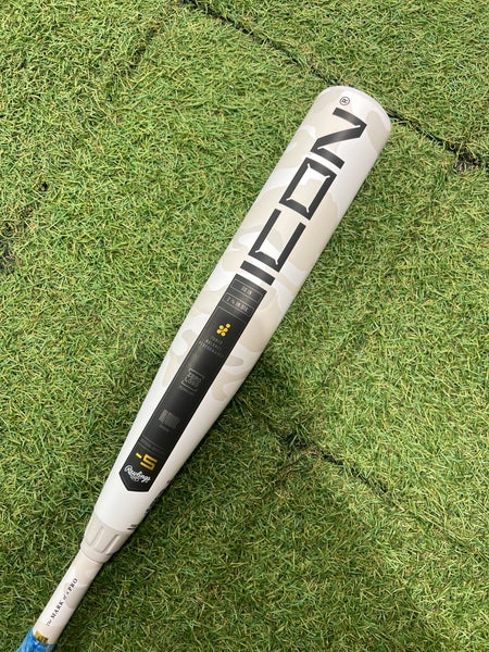 2025 Rawlings Icon Composite Bat USSSA Certified (-5) Composite 25 oz 30" (Used)
