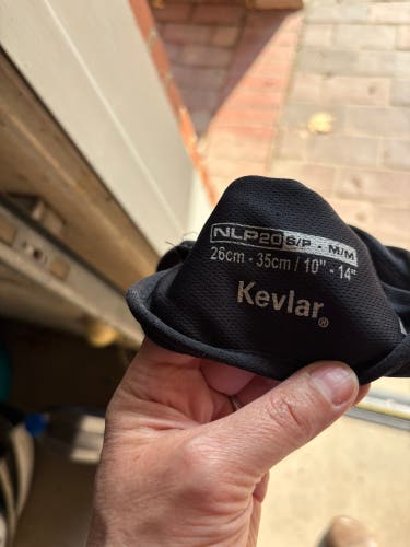 2 neck guards—CCM and Kevlar SM and 37.5
