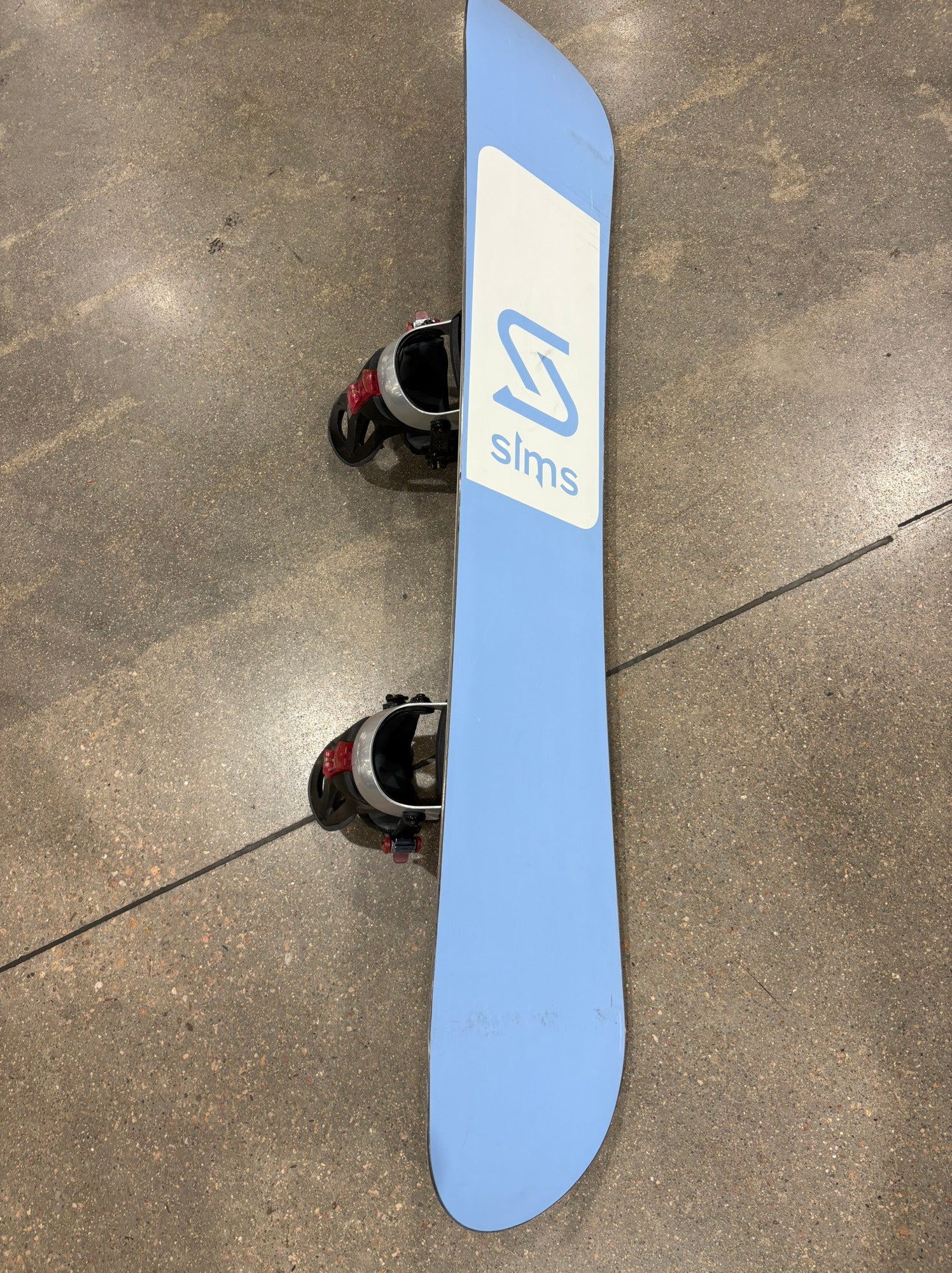 Women's Sims Sparkle 148cm Snowboard | Sims Caroline Bindings Size