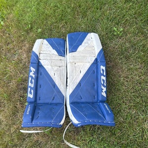 30+1 “CCM Eflex 5.5  Goalie Leg Pads (Used)