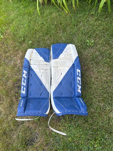 30+1 “CCM Eflex 5.5  Goalie Leg Pads (Used)