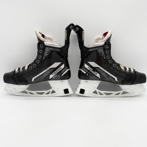 Custom Silver CCM Supertacks AS-V Pro Hockey Skates-6 1/2 D/A-255
