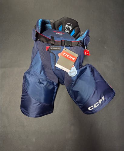 Senior Medium CCM Jetspeed Pro Hockey Pants Navy/white