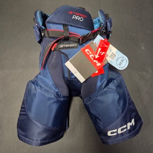 Junior Medium CCM Jetspeed Pro Hockey Pants Navy