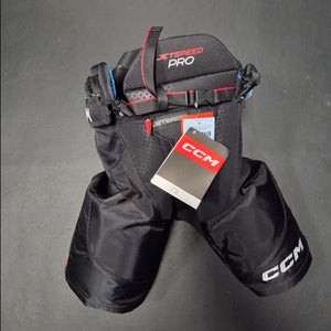 Junior Medium CCM Jetspeed Pro Hockey Pants Black