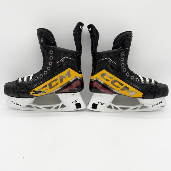 Custom Gold CCM Jetspeed FT6 Pro Hockey Skates-7 1/2 D/A-263