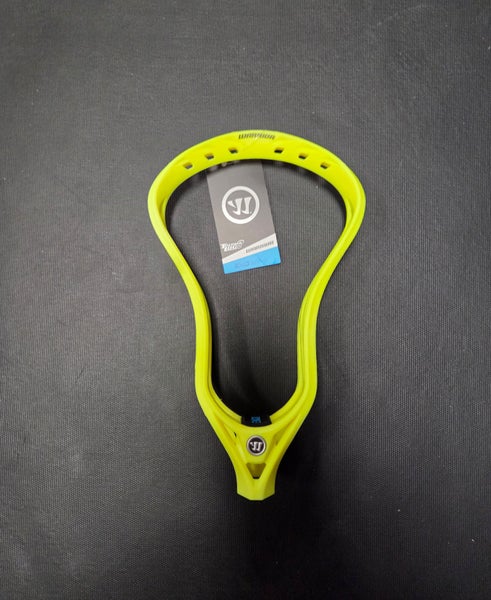 New Warrior Evo QX-O unstrung Lacrosse Head - neon yellow