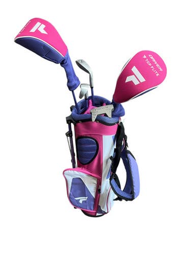 Used Top Flite GIRLS 7 PIECE SET Jr Package Set RH Pink 7 Piece 11833-S000165286