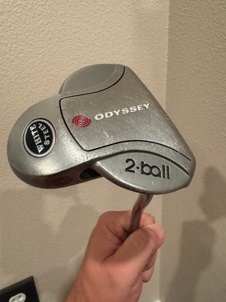 Odyssey White Steel 2 Ball WHITE STEEL 2 ball 36 inches Putter