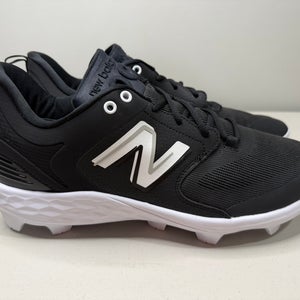 Size 16 Men’s New Balance Cleats Fresh Foam X 3000 V6 Black Molded Baseball