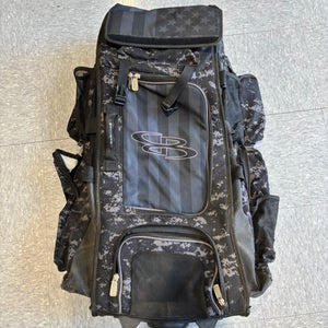 Black Boombah Superpack Catcher's Bag