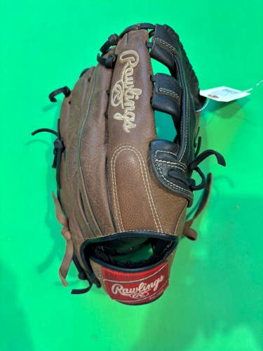 Brown Rawlings Premium Series RH Outfield Baseball Glove 12.75"