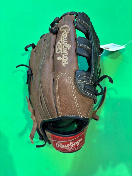Brown Rawlings Premium Series RH Outfield Baseball Glove 12.75"