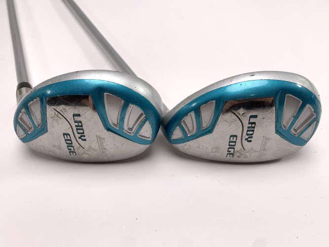 Tour Edge Lady Edge 6 & 7 Hybrid Set 28* 31* Lady Edge Ladies Graphite Womens RH