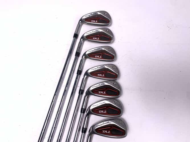 Tommy Armour TA1 Iron Set 4-9+GW KBS Tour Regular Steel Mens LH