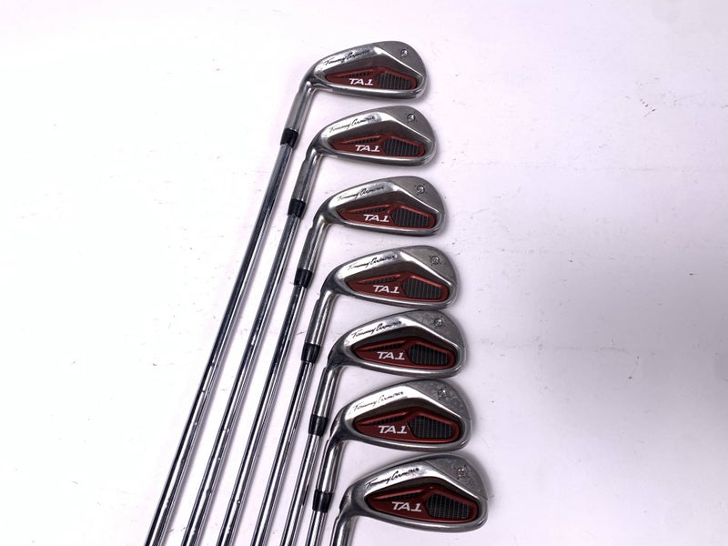 Tommy Armour TA1 Iron Set 4-9+GW KBS Tour Regular Steel Mens LH