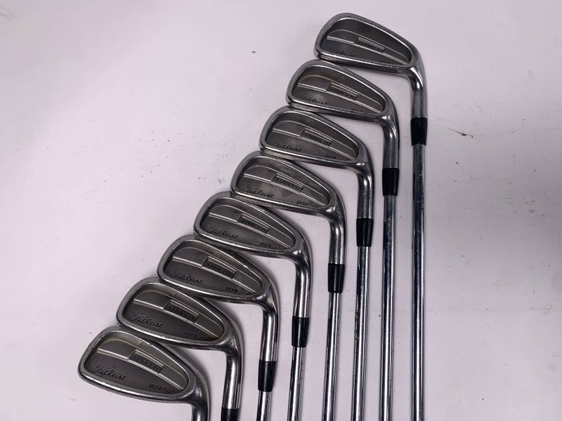 Titleist 804 OS Iron Set 4-PW+GW NS Pro 970 Stiff Steel Mens RH