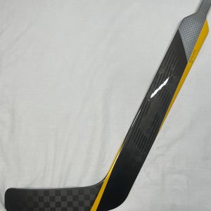 NEW CCM EFlex 5 Pro Custom Goal Stick 24", Regular Hand, White/Gold/Black