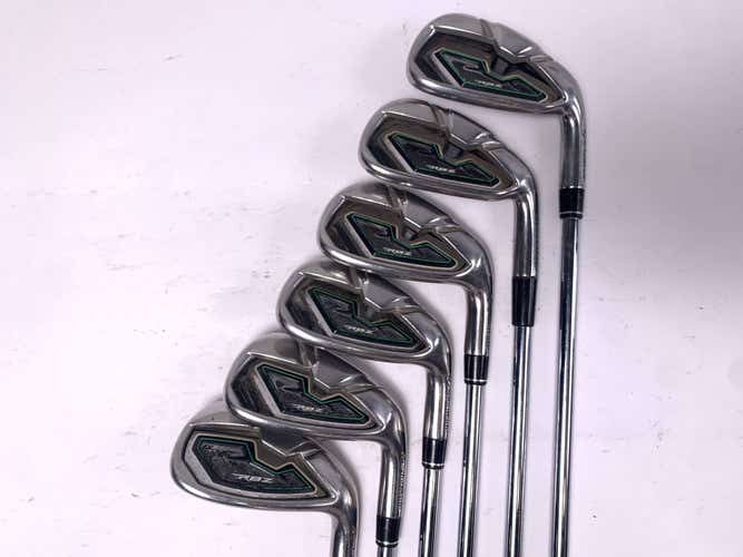 TaylorMade RocketBallz Iron Set 6-PW+GW Regular Steel Mens RH Midsize Grips