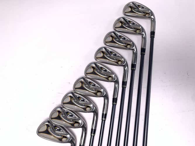 TaylorMade R7 Iron Set 3-PW+GW REAX 65g Stiff Graphite Mens RH +1.5''
