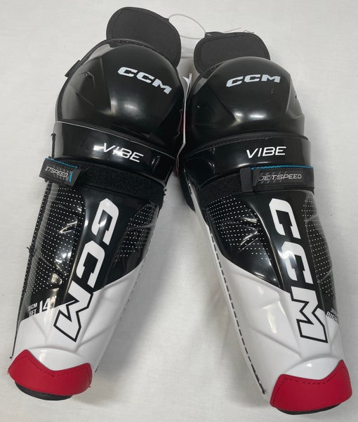 NEW CCM Jetspeed Vibe 14" Shin Pads