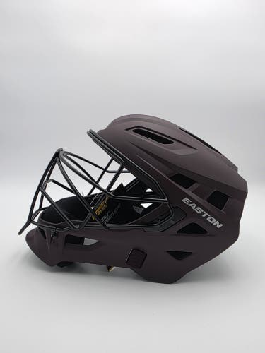 Easton Elite X Catcher's Helmet Small 6 1/2 - 7 1/8 Maroon | Youth Baseball Gear | Pro Grade