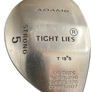 Adams Tight Lies Strong 5 Wood 19* RH SuperShaft Regular Graphite 42" Stock Grip