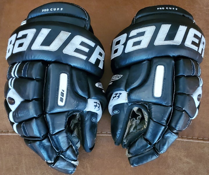 Pro Stock Bauer Supreme 5000 Gloves 14" (Used)