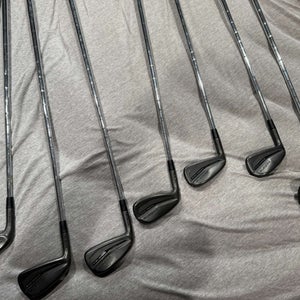 Men's Cobra King Forged TEC X Left Hand Iron Set Steel Shaft (Used)