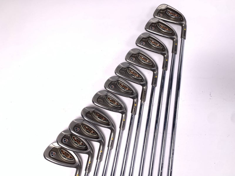 Ping i10 Iron Set 3-PW+GW+SW+LW Yellow Dot 1.5* Up AWT Regular Steel Mens RH