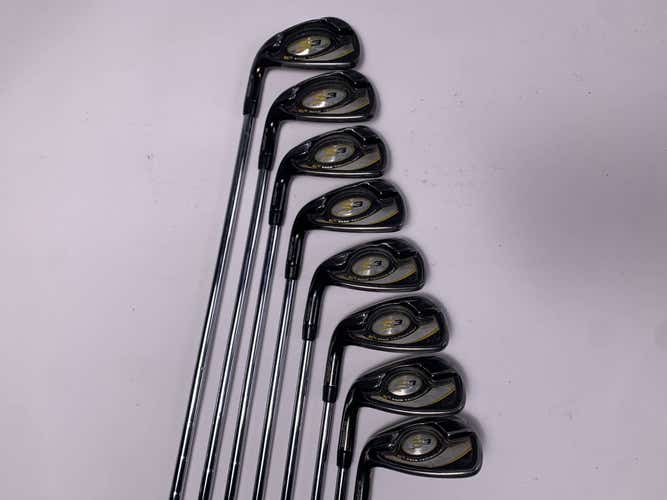 Cobra S3 Iron Set 4-PW+GW NS Pro 1030H Stiff Steel Mens LH Midsize Grips +1/2''