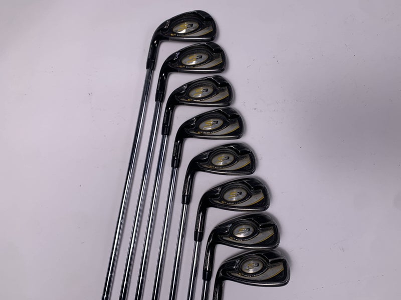 Cobra S3 Iron Set 4-PW+GW NS Pro 1030H Stiff Steel Mens LH Midsize Grips +1/2''