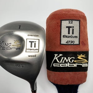 Cobra King Cobra Titanium Driver 10.5* Titanium Firm Graphite Mens RH HC