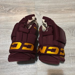 CCM Arizona State Hockey Gloves 14"