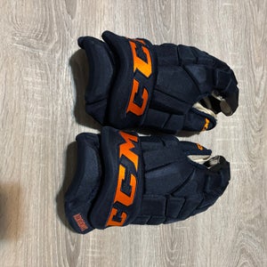 Edmonton Oilers Midnight Blue Hockey Gloves 14”