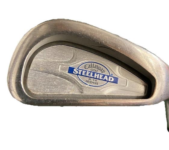 Callaway Steelhead X-14 4 Iron RH Men's Stiff Graphite 38.5" New Midsize Grip