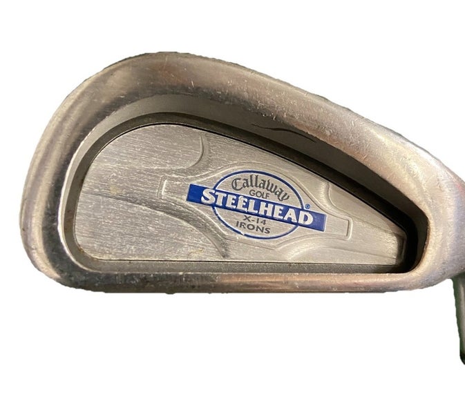 Callaway Steelhead X-14 4 Iron RH Men's Stiff Graphite 38.5" New Midsize Grip