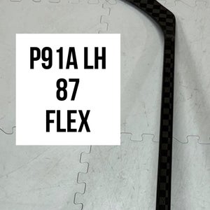 Senior(1x)left P91A 87 Flex ProBlackStock™ Unbranded Blackouts Pro Stock Hockey Sticks