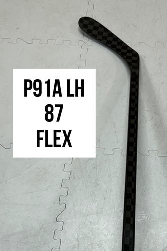Senior(1x)left P91A 87 Flex ProBlackStock™ Unbranded Blackouts Pro Stock Hockey Sticks