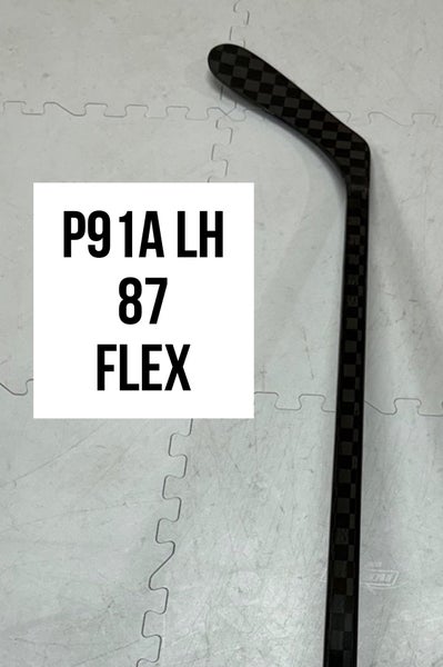 Senior(1x)left P91A 87 Flex ProBlackStock™ Unbranded Blackouts Pro Stock Hockey Sticks