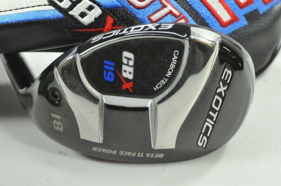 Tour Edge Exotics CBX 119 18* Hybrid Stiff Flex RH EvenFlow 6.0 Graphite #192621