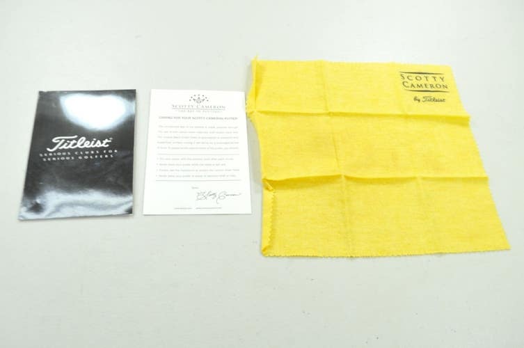 Scotty Cameron Putter Cleaner Oil Cloth "The Art of Putting" # 196983