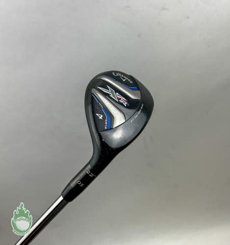 Used RH Callaway XR16 OS 4 Hybrid 22* recoil 460 Regular Graphite Golf Club