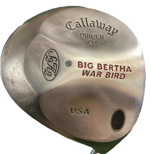 Callaway Big Bertha War Bird Driver 9* RH Memphis 10 Stiff Steel 43" HC New Grip