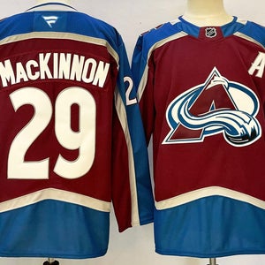 Men's Colorado Avalanche Nathan MacKinnon  29 Jersey Size 52