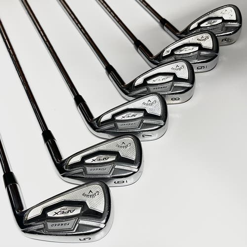Callaway Apex 16 Pro 5-9, PW Right Handed Stiff Flex Steel Shafts