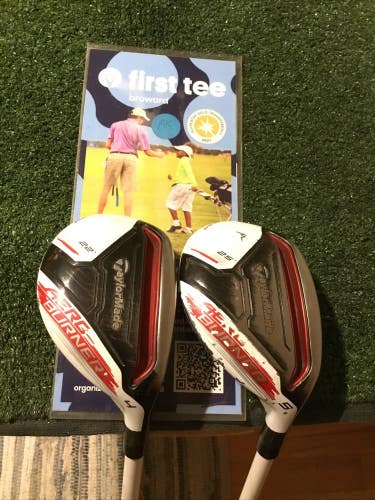 Taylormade Ladies Aero Burner Rescue Hybrids Set (4H & 5H) Matrix 55 Graphite